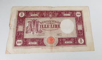 Billet ancien 1 000 Lire Italie 1943 beschikbaar voor biedingen