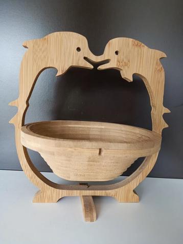 Houten fruitmand die naar believen kan worden opgevouwen! beschikbaar voor biedingen