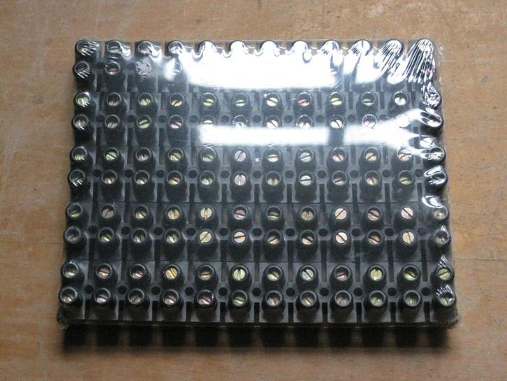 Kroonsteenstrips 12-polig 10mm 400V lusterklemmenstrook, Doe-het-zelf en Bouw, Elektriciteit en Kabels, Nieuw, Overige typen, Ophalen of Verzenden