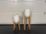 Vase rose, Huis en Inrichting, Woonaccessoires | Vazen, Ophalen, Zo goed als nieuw, Wit