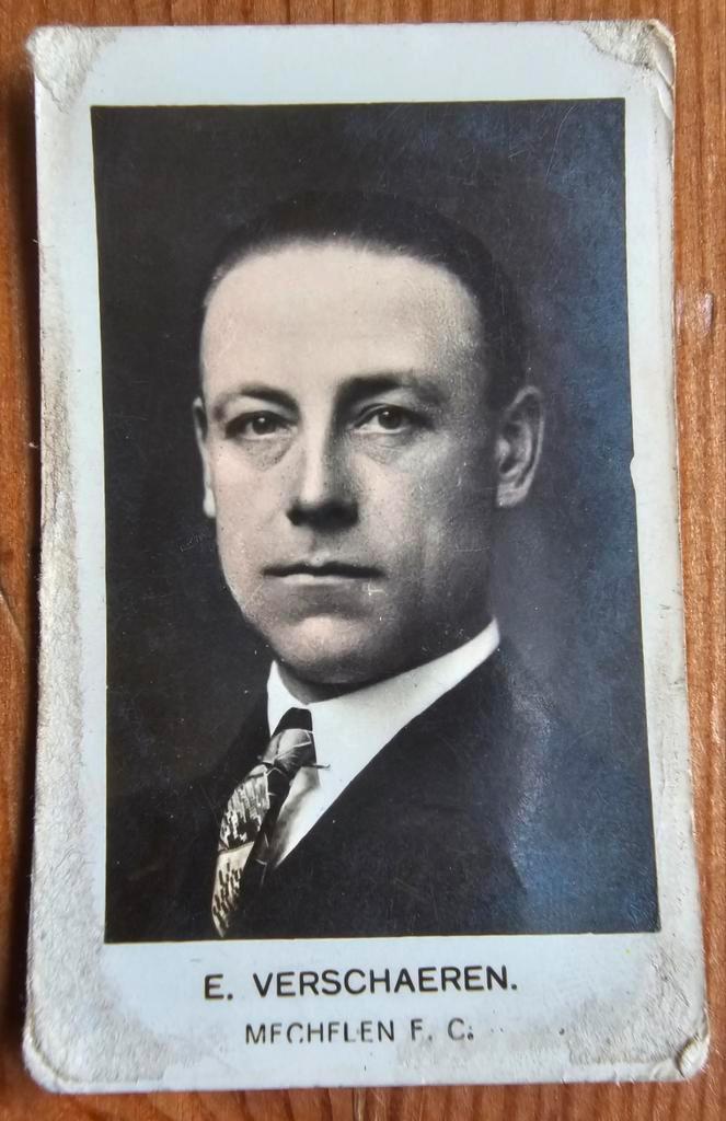 1930s (pre panini) E. Verschaeren Mechelen FC!, Hobby en Vrije tijd, Stickers en Plaatjes, Gebruikt, Plaatje, Ophalen of Verzenden