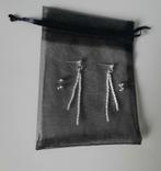 NIEUWE oorbellen, Ophalen of Verzenden, Zo goed als nieuw, Zilver, Hangers