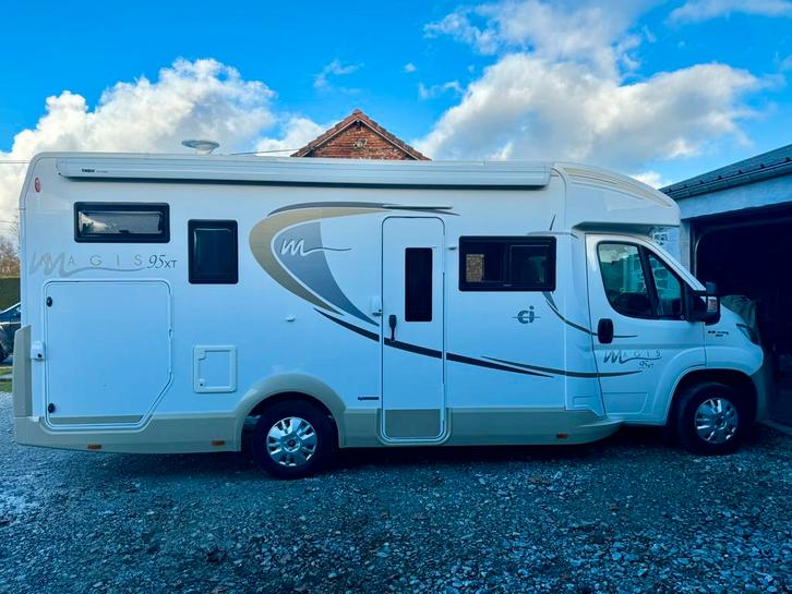 Camping car CI Magis, Caravans en Kamperen, Mobilhomes, Particulier, tot en met 4, Half-integraal, Fiat, Handgeschakeld, 6 tot 7 meter