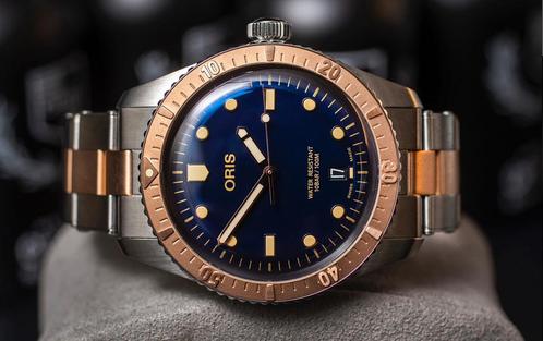 Lunette en bronze Oris divers 65 40 mm NEUVE/GARANTIE, Bijoux, Sacs & Beauté, Montres | Hommes, Comme neuf, Enlèvement ou Envoi