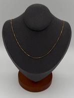 18K Gouden Venetiaanse Schakel Ketting – 50 cm – 2,6 gram, Enlèvement ou Envoi, Comme neuf, Or, Or