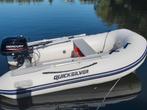 QuickSilver 250 met mercury 5 pk, Sports nautiques & Bateaux, Canots pneumatiques, Enlèvement, Comme neuf, Quicksilver