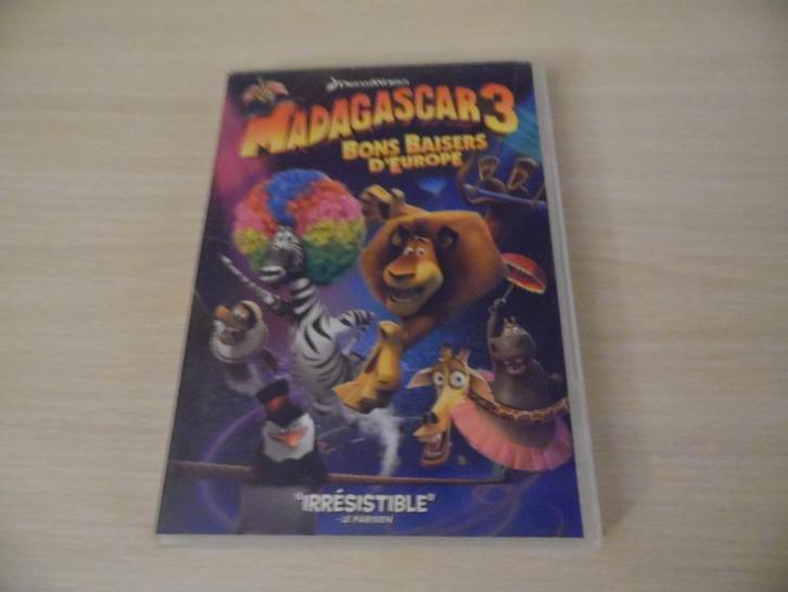 MADAGASKAR 3, Cd's en Dvd's, Dvd's | Tekenfilms en Animatie, Zo goed als nieuw, Amerikaans, Tekenfilm, Vanaf 6 jaar, Ophalen of Verzenden