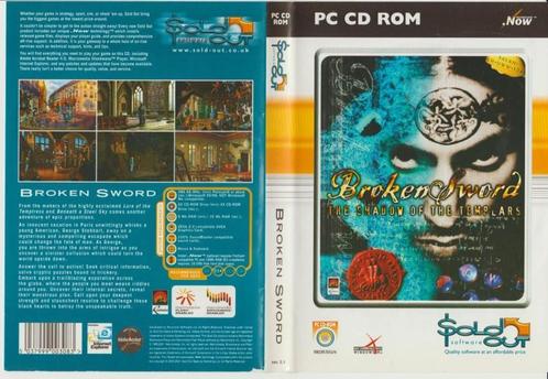 PC DVD-ROM Broken Sword : The Shadow of Templars, Games en Spelcomputers, Games | Pc, Gebruikt, Verzenden
