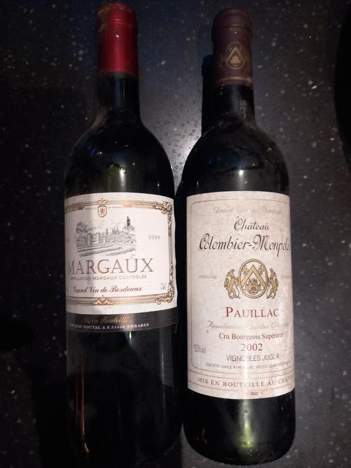 1999 MARGAUX & PAULLIAC 2002, Collections, Vins, Comme neuf, Enlèvement ou Envoi