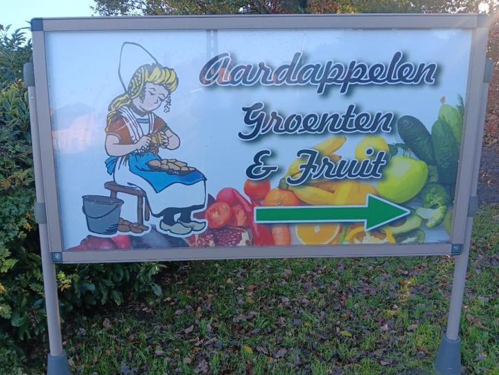 Reclameborden, Zakelijke goederen, Landbouw | Aardappelen, Groenten, Fruit en Vlees, Ophalen