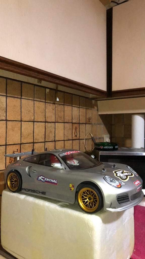 RC Porsche Acadademy 1/10 4WD ZGAN ATR, Hobby en Vrije tijd, Modelbouw | Radiografisch | Auto's, Zo goed als nieuw, Auto onroad