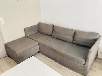 canapé IKEA "Bomsund" 200 cm + pouf