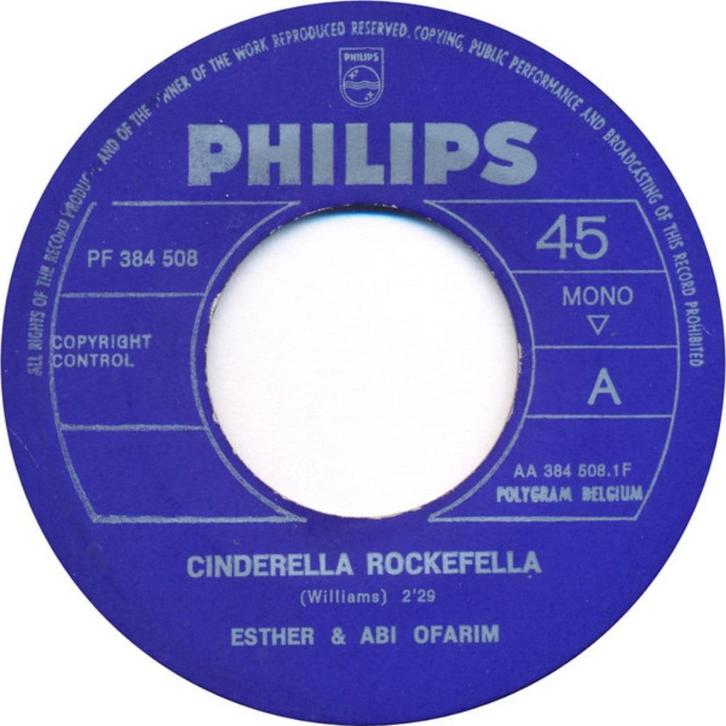 Esther & Abi Ofarim – Cinderella Rockefella, Cd's en Dvd's, Vinyl Singles, Gebruikt, Single, Pop, 7 inch, Ophalen of Verzenden