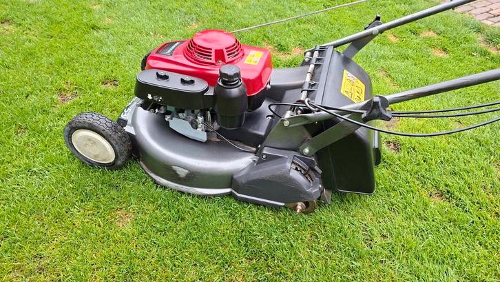 Honda hrd 536 gxv 160 walsmaaier., Tuin en Terras, Grasmaaiers, Zo goed als nieuw, Benzine-grasmaaier, 50 cm of meer, Cirkelmaaier