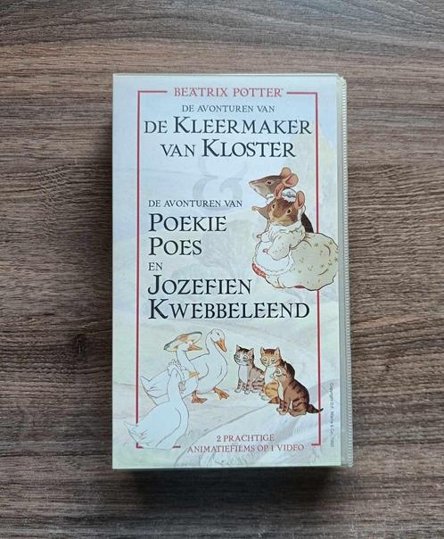 VHS - Beatrix Potter - 2 animatiefilms - Nederlands - €7, Cd's en Dvd's, VHS | Film, Gebruikt, Nederlandstalig, Alle leeftijden