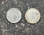 Duo zilveren essais 25 cent 1964, Postzegels en Munten, Ophalen