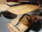 Deens ovale tafel mangohout (outlet), Enlèvement, Neuf