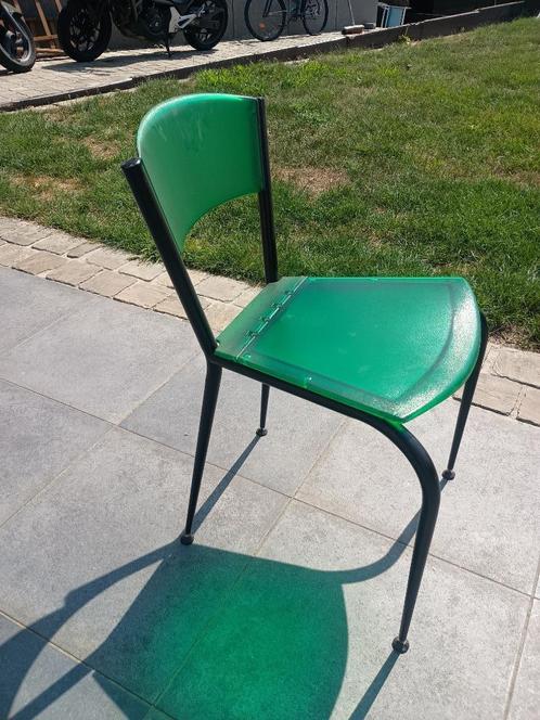 Vintage design stoelen BALERI - set, Huis en Inrichting, Stoelen, Gebruikt, Vijf, Zes of meer stoelen, Kunststof, Metaal, Overige kleuren