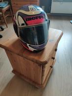 Motorhelm diverse paarse kleuren, maat L,gebruikt, Motoren, Ophalen, L