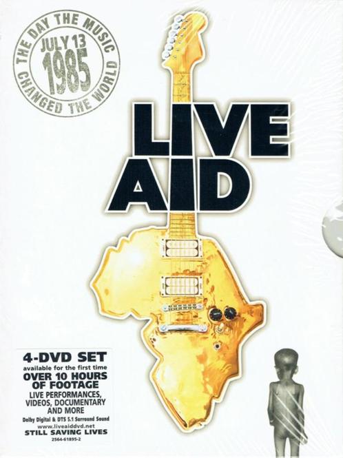 LIVE AID 4 DVD, CD & DVD, DVD | Musique & Concerts, Comme neuf, Musique et Concerts, Coffret, Tous les âges, Enlèvement ou Envoi