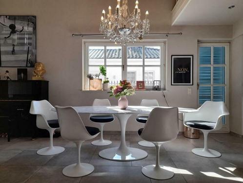 tafel 244 x 137 tulipe laminated eero saarinen , fauteuil, Maison & Meubles, Tables | Tables de salon, Neuf, 75 cm ou plus, 200 cm ou plus