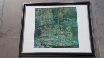 Kunstdruk monet met kader beschikbaar voor biedingen