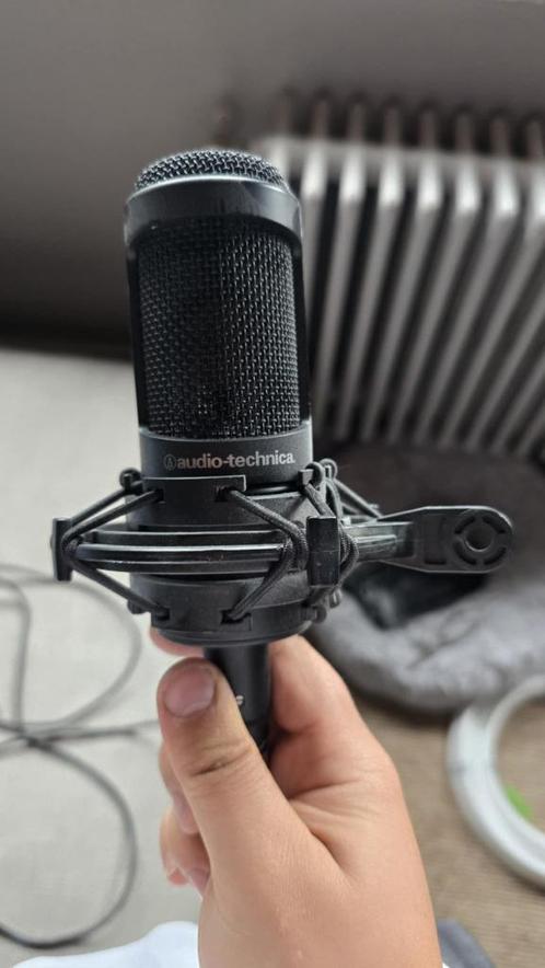 Audio-Technica AT2035 + Rode PSA1 Boom Arm, Muziek en Instrumenten, Microfoons, Zo goed als nieuw, Studiomicrofoon, Ophalen