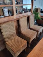 6 rieten stoelen, Huis en Inrichting, Stoelen, Ophalen, Riet of Rotan, Gebruikt, Overige kleuren