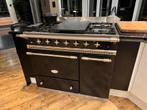 Gasfornuis Lacanche zwart 99cm 5 gasbranders, Ophalen, Gebruikt, Warmhoudplaat, 60 cm of meer