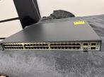 Cisco Catalyst 3750 PoE-48 – Switch 48 ports, Computers en Software, Netwerk switches, Ophalen, Gebruikt