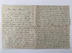 Franstalige brief van ene Leon Geudens? 1918, Ophalen of Verzenden, Brief