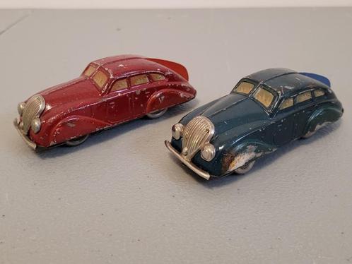 vintage speelgoed 2 jaguarauto's om te eindigen in metalen D, Antiek en Kunst, Antiek | Speelgoed, Ophalen of Verzenden