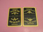 2 oude losse speelkaarten Gueuze Van Den Stock (171), Verzamelen, Speelkaarten, Jokers en Kwartetten, Ophalen of Verzenden, Zo goed als nieuw