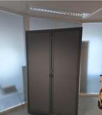 Professionele metalen kast zwarte schuifdeur, Ophalen of Verzenden, Zo goed als nieuw