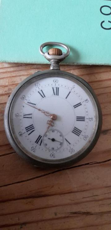 Antiek zakhorloge Moreau  Beauvais werkend beschikbaar voor biedingen