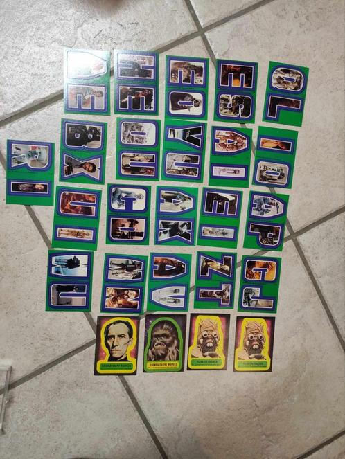 Vintage stickers Topps Star Wars en Empire Strickes terug, Verzamelen, Star Wars, Nieuw, Boek of Poster, Ophalen of Verzenden