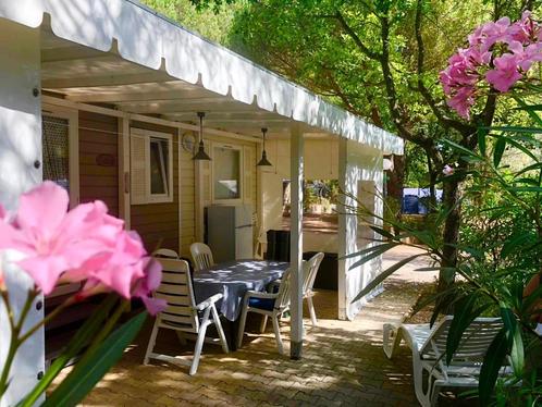 Luxe 6 pers. chalet Côte d'Azur, 4 sterren camping Leï Suves, Vakantie, Vakantiehuizen | Frankrijk, Provence en Côte d'Azur, Chalet, Bungalow of Caravan