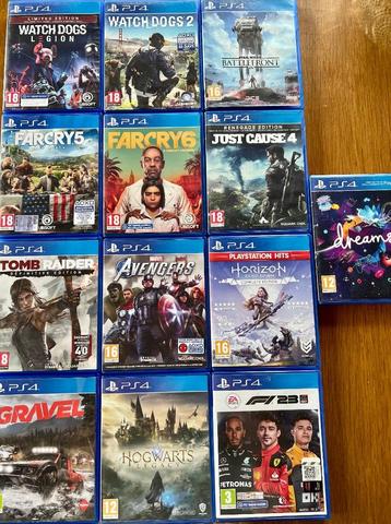  GRAND MÉNAGE DE CHAMBRE – JEUX PS4 À SAISIR !  beschikbaar voor biedingen