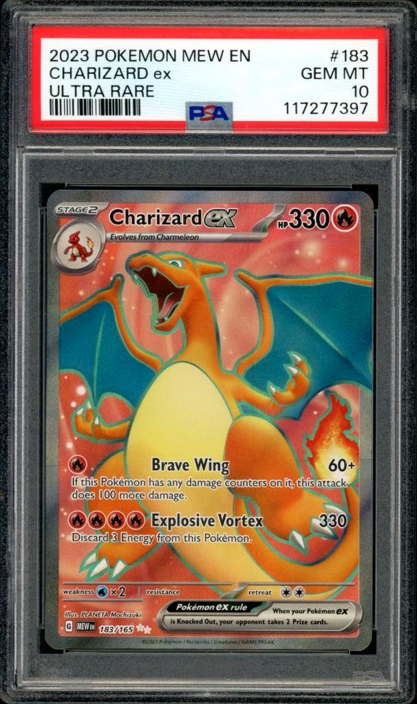 Charizard ex [UR] PSA 10 - 183/165 - 151 2023, Hobby & Loisirs créatifs, Jeux de cartes à collectionner | Pokémon, Comme neuf