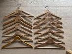 Lot van 15 houten kapstokken kleerhangers, Huis en Inrichting, Ophalen of Verzenden