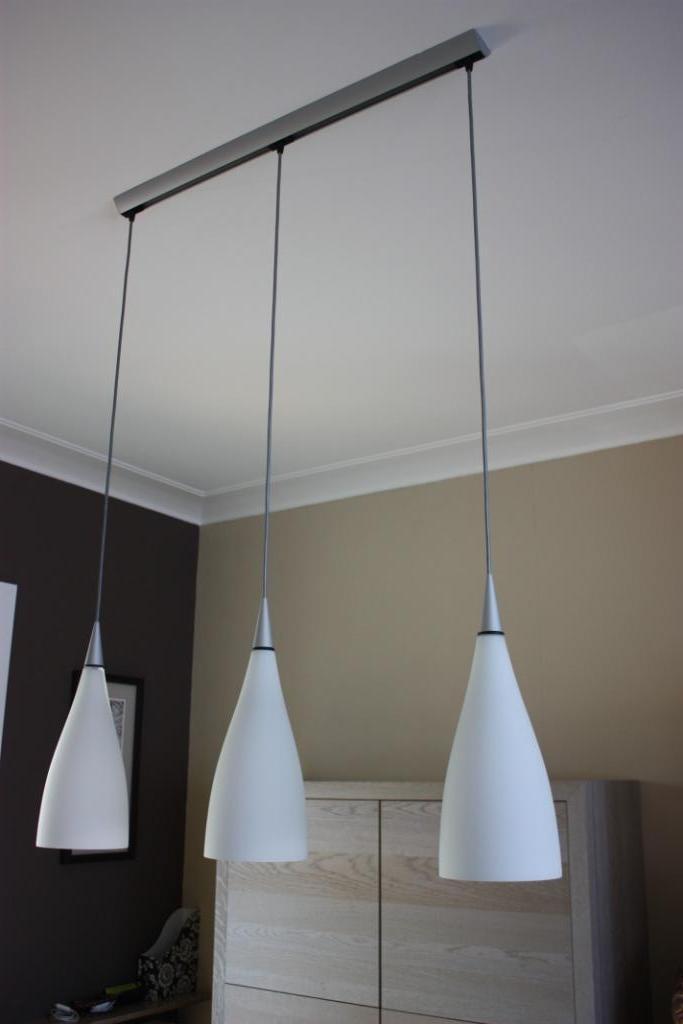 Hanglamp Nite 3, Huis en Inrichting, Lampen | Hanglampen, Zo goed als nieuw, 75 cm of meer, Glas, Ophalen