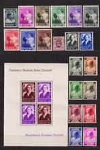 Belgique 1937 année complète avec bloc 7, Timbres & Monnaies, Envoi, Non oblitéré, Trace d'autocollant