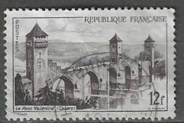 Frankrijk 1955 - Yvert 1039 - Pont Valentre in Cahors  (ST) beschikbaar voor biedingen