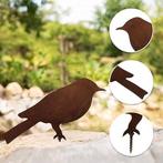 Set van 4 roestige decoratieve vogels | GRATIS LEVERING, Jardin & Terrasse, Statues de jardin, Neuf, VOARGE, -, -