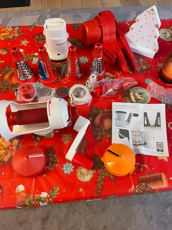 Accessoires Adaptachef, Maison & Meubles, Cuisine| Tupperware, Neuf, Autres types, Blanc, Rouge, Enlèvement ou Envoi