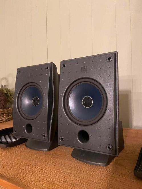 Kef stereo/atmos set, Audio, Tv en Foto, Luidsprekerboxen, Zo goed als nieuw, Front, Rear of Stereo speakers, 60 tot 120 watt