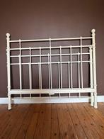 Wit metalen bedframe 140 x 200 cm, Ophalen, Wit, Zo goed als nieuw, 200 cm