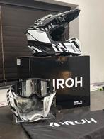 Airoh brommer helm met bril, Motoren, Overige typen, Dames, L, Ophalen