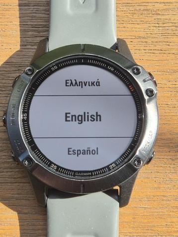 Garmin Fenix 6 Pro, Bijoux, Sacs & Beauté, Étanche, Gris, Enlèvement ou Envoi, Comme neuf