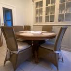6 landelijke stoelen  in uitstekende staat, Huis en Inrichting, Stoelen, Ophalen, Bruin, Vijf, Zes of meer stoelen, Landelijk